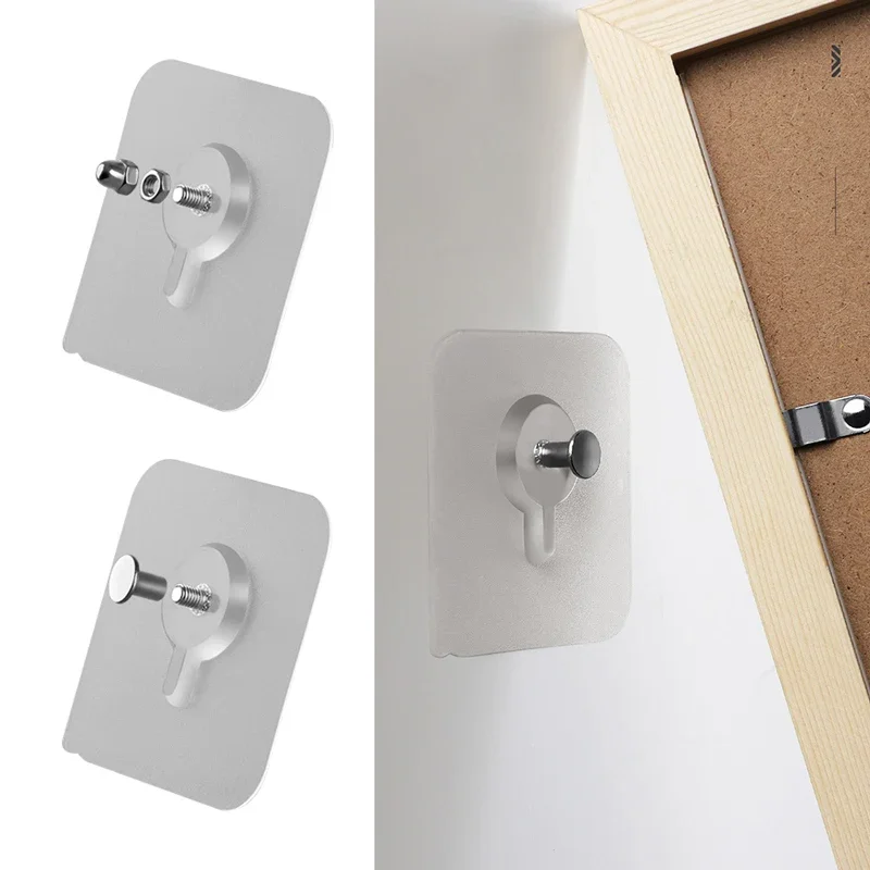 

Home Wall Free Punching Device Rack Screw No Trace Stickers To Help Install Wall Items Multi-Purpose Hooks Organization Hooks