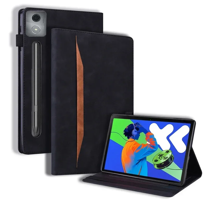 Luxury Flip PU Leather Wallet Tablet Case - 12.7 Inch Cover