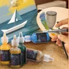 JIZHOU Airbrush Paint Set 24 Colors (30 ml/1 oz) Water-Based Acrylic Paint Kit for Hobbyist and Artists Ready to Spray Opaque 4