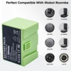 LOLRKO 14.4V 12800mAh i7 Replacement Battery Compatible with iRobot Roomba e and i Series i7+ E5 E6 5150 6198 i3+ 3150 i4 4552 5