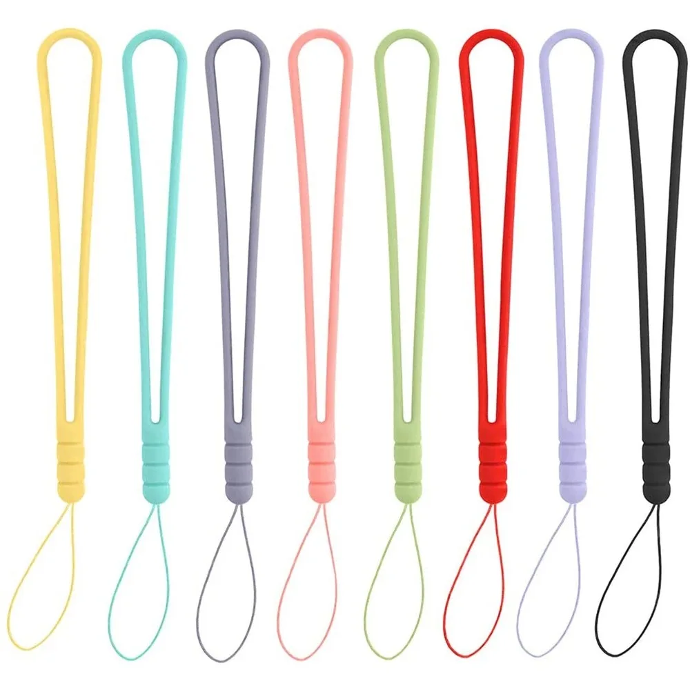 Universal Silicone Wrist Strap Lanyard for Secure Grip and Versatile Use