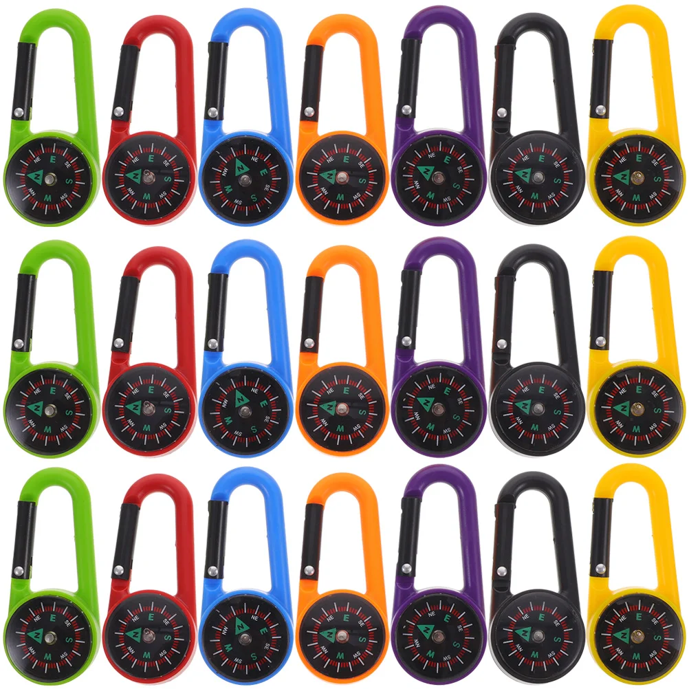 

Compass Pocket Small Key Ring Carabiner Clip Outdoor Climbing Bulk Creative with Hook