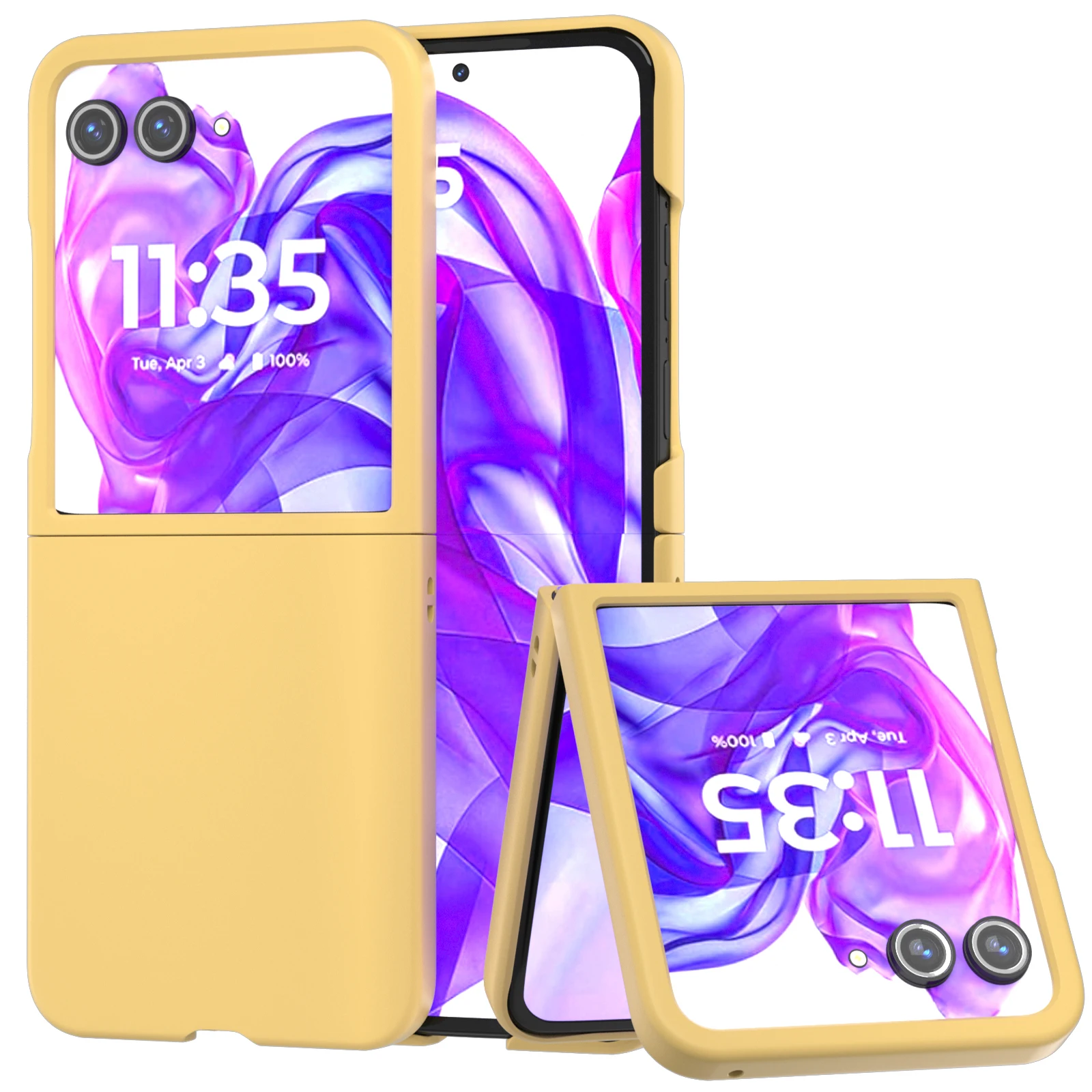 Luxurious Skin Feel Case with Hinge Protection and Anti-Scratch Lightweight Design