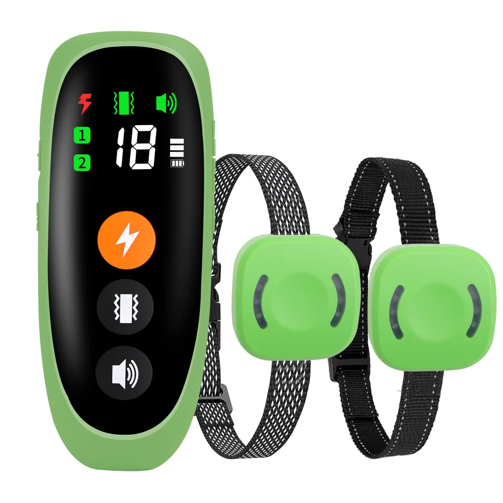 

Hot sale Waterproof 800m Anti Bark Remote Control Shock Vibration Voice Electric Dog Training Collar For All Size Pets
