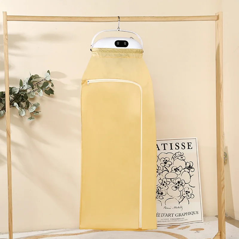 UV Sterilizing Clothes Dryer-Foldable 2H Fast-Dry Laundry Machine with Heated Disinfection for Travel Use