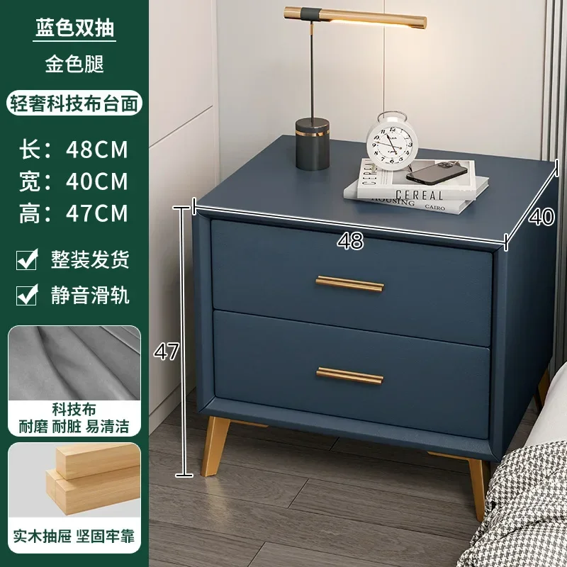 

SH 2023 Year New Aoliviya Official New Bedside Table Modern Minimalist Small Storage Shelves Light Luxury Bedroom Bedside Storag