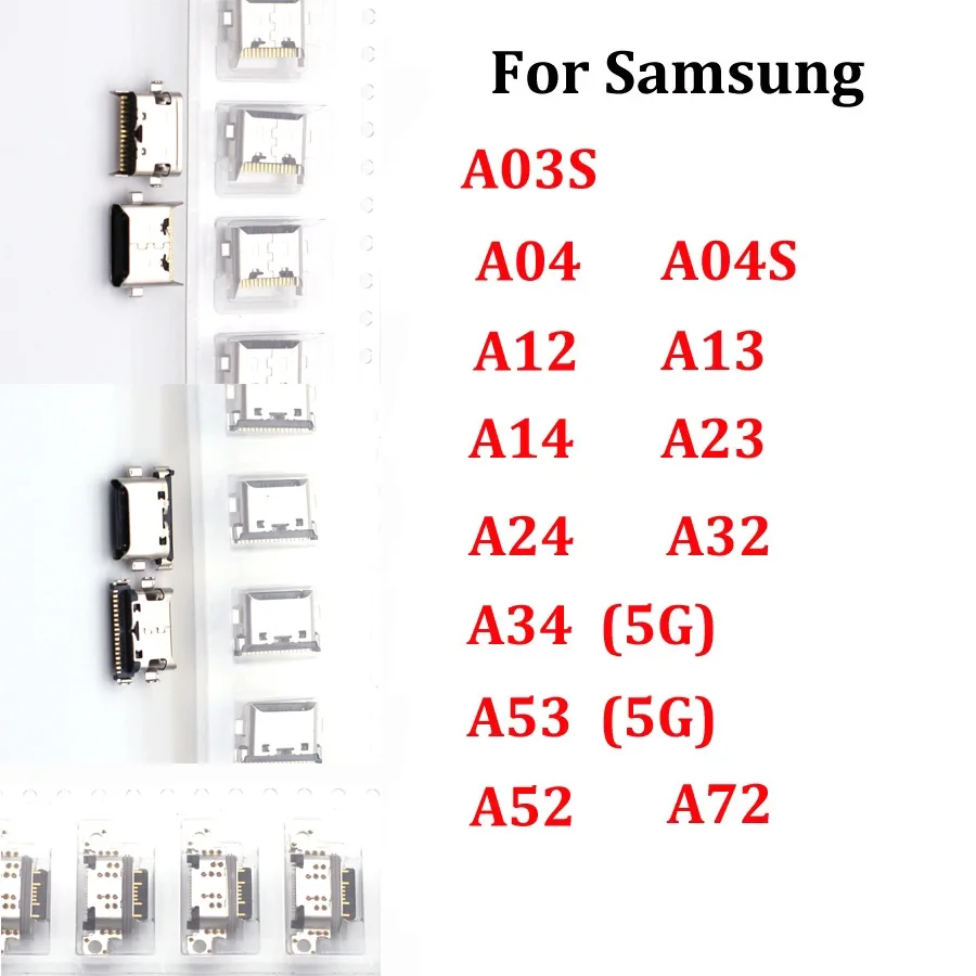 10Pcs USB Charging Port Dock Socket Plug Charger Connector For Samsung ...