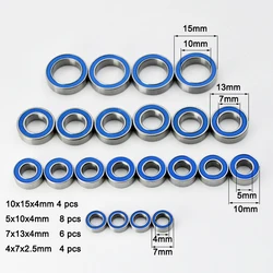 22 - Piece Premium Metal & Rubber Sealed Miniature Ball Bearing Set (Rubber Seal)