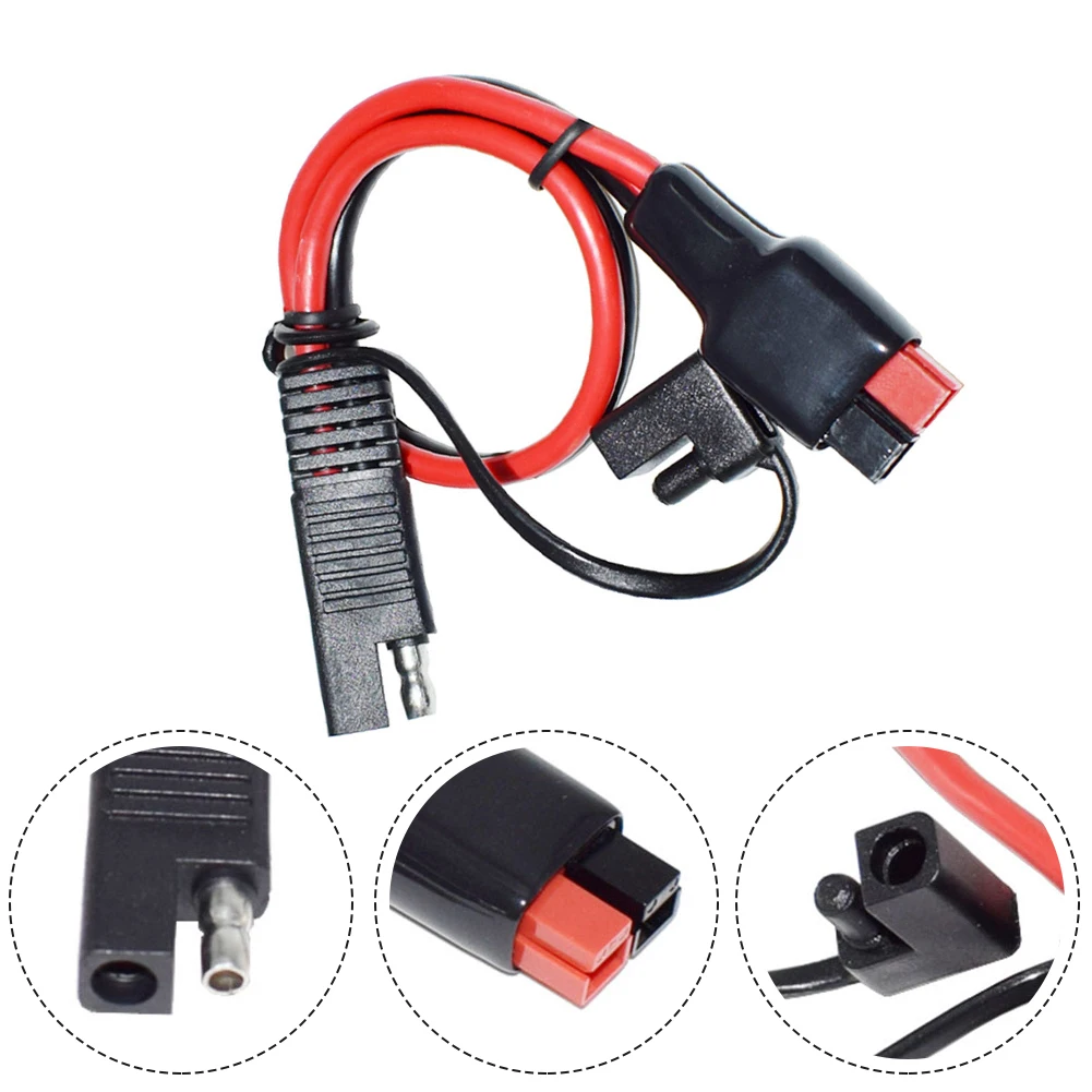 30A For Anderson Plug To SAE Cable Connector 2 Cores 2 14AWG For Solar 30a-for-anderson-plug-to-sae-cable-connector-2-cores-2-14awg-for-solar