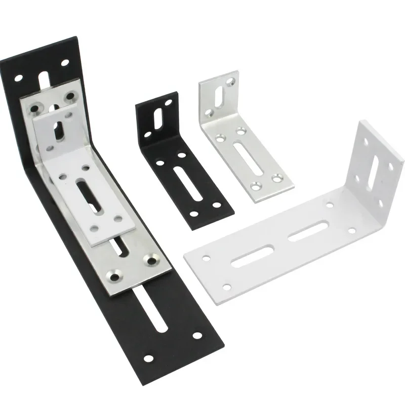 1pcs L-Shaped Corner Brackets Metal Corner Braces Heavy Duty Shelf Bracket Fixing Right Angle Corners Brace Furniture Hardware