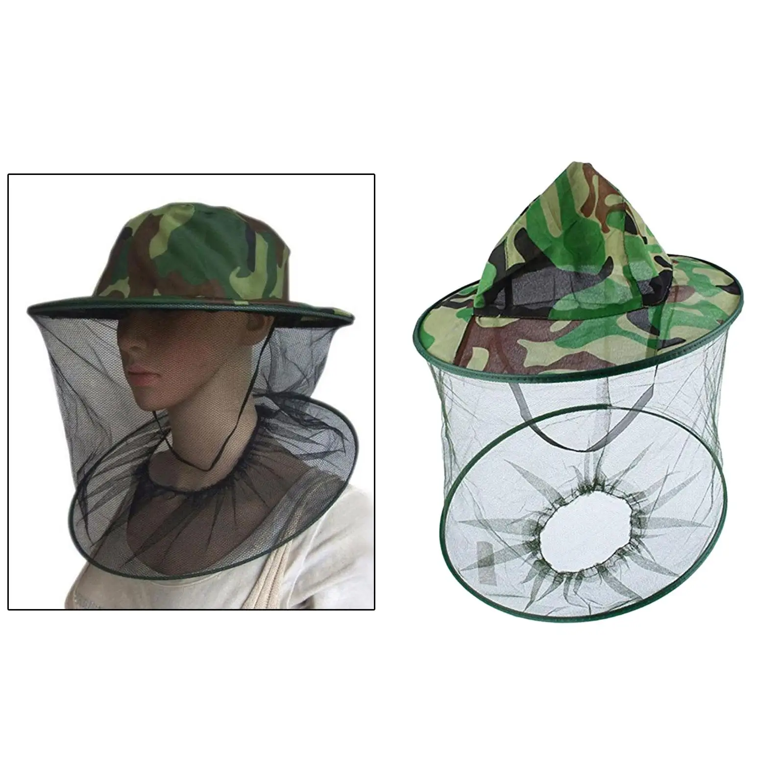 Beekeeping Netting Hat Veil Hat for Fishing Equipment Camping Outdoor Sports