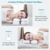 Memory Foam Face Relaxed Wrinkle Prevention flawless face pillow anti wrinkle 2