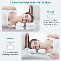 Memory Foam Face Relaxed Wrinkle Prevention flawless face pillow anti wrinkle 2