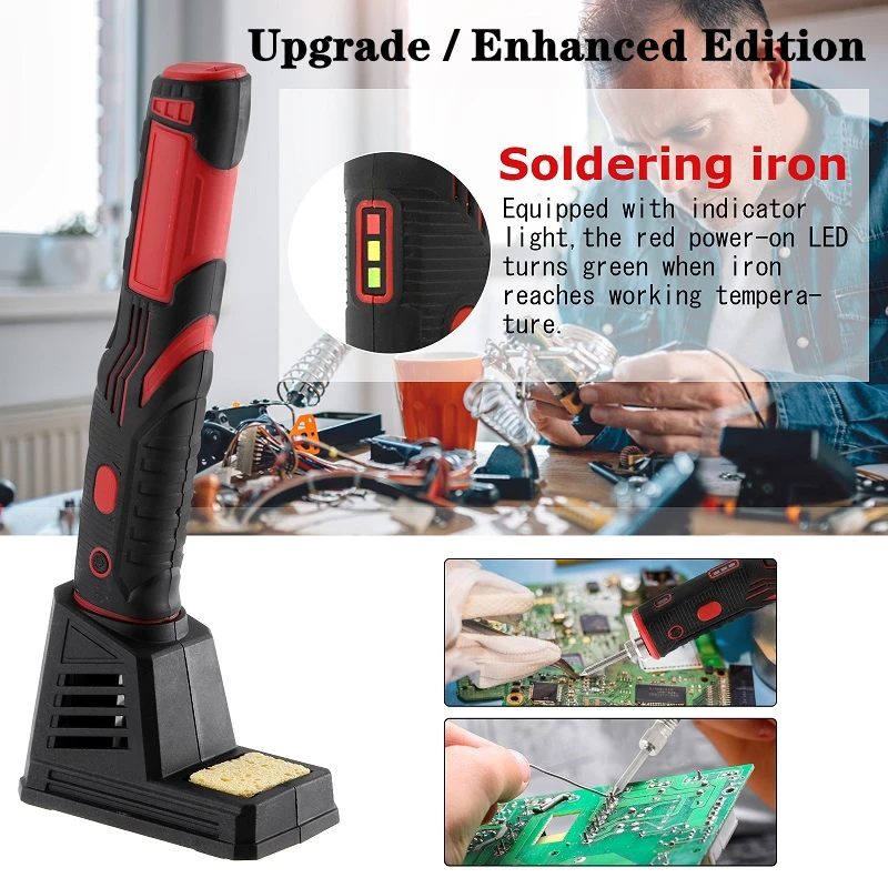 480℃ Cordless Electric Solder Iron Wireless Charging Soldering Iron