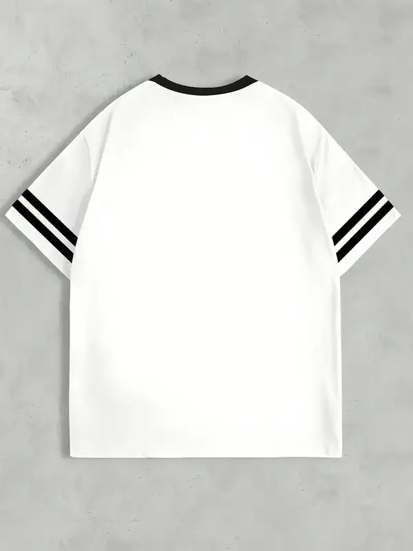 2025 Summer New Men's T-shirt breathable casual sporty digital print outdoor street men's wear - Image 6