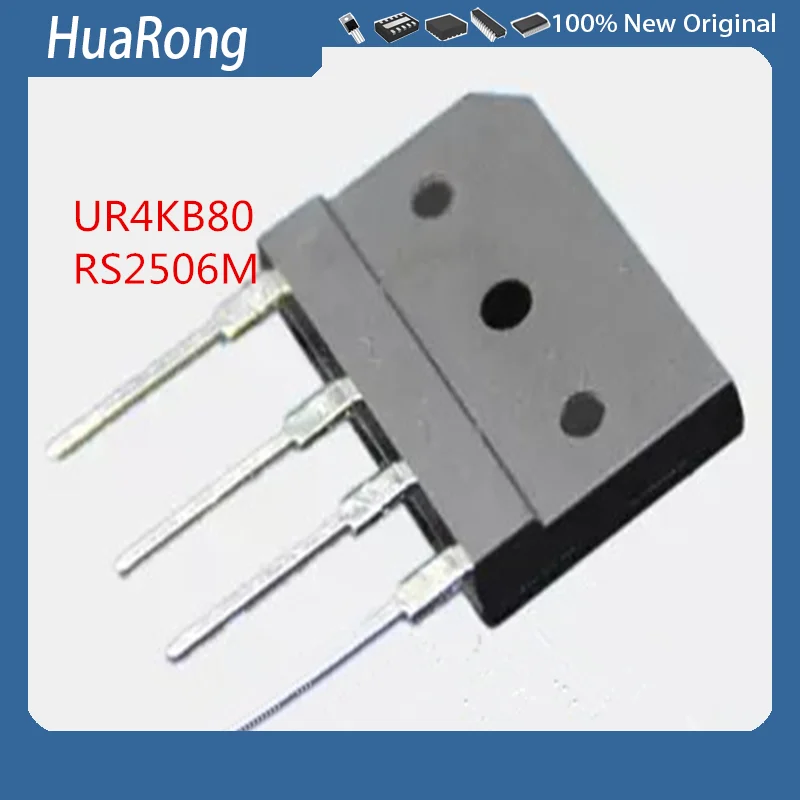 

10Pcs/Lot UR4KB80 U4KB80 GBP408 4A/800V RS2506M ZIP4