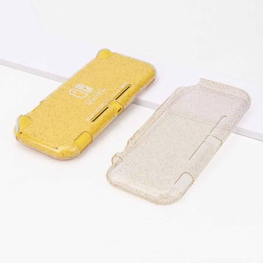 Glitter TPU Protective Cover for Handheld Game Console - Clear Shiny Protector Case