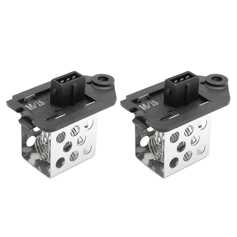 

2 шт., автомобильный радиатор, нагреватель вентилятора, резистор 9641212480 1267E3 для Citroen Peugeot 206 406, автомобильные аксессуары