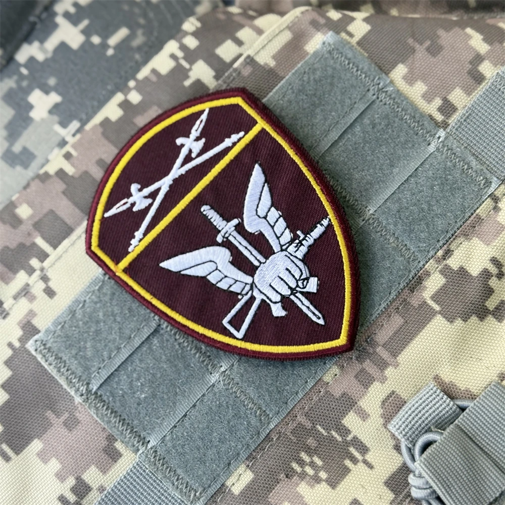�Special Forces, Omon.“ Aufnäher, bestickter Moralabzeichen-Aufnäher, taktisches Armband, militärische Rucksackaufkleber mit Klettverschluss für den Außenbereich