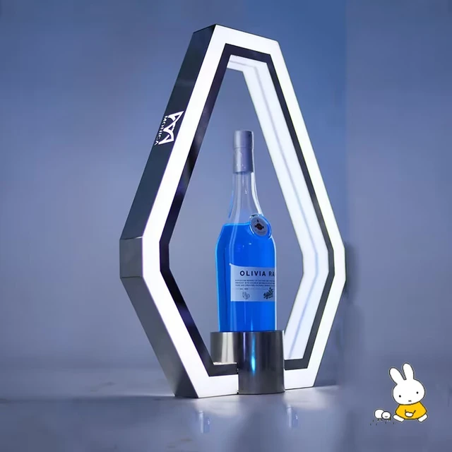 Ice Rock 6 Bottles Rechargeable LED Ace of Spade Glorifier Box Champagne  Bottle Show Case for Night Club Party Lounge Bar - AliExpress