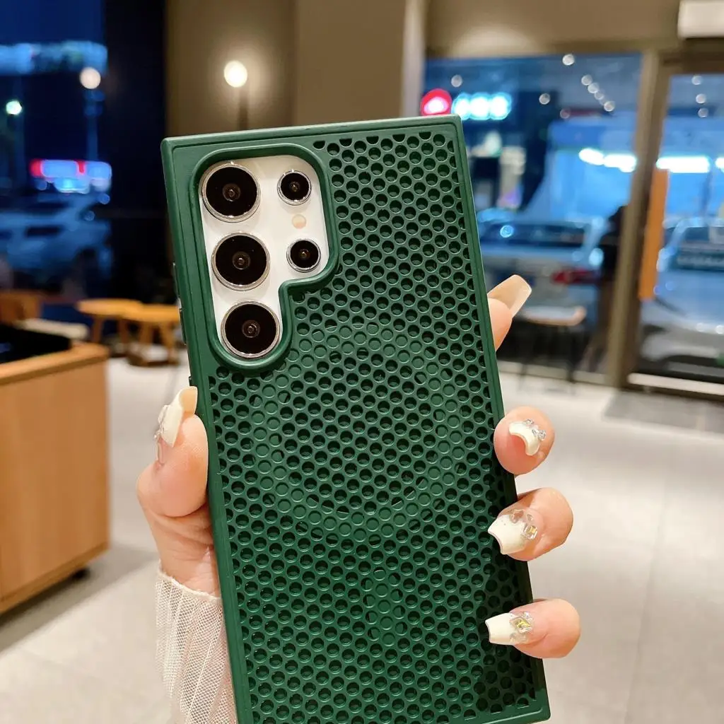 Luxury Heat Dissipation Magnetic Wireless Charging Case