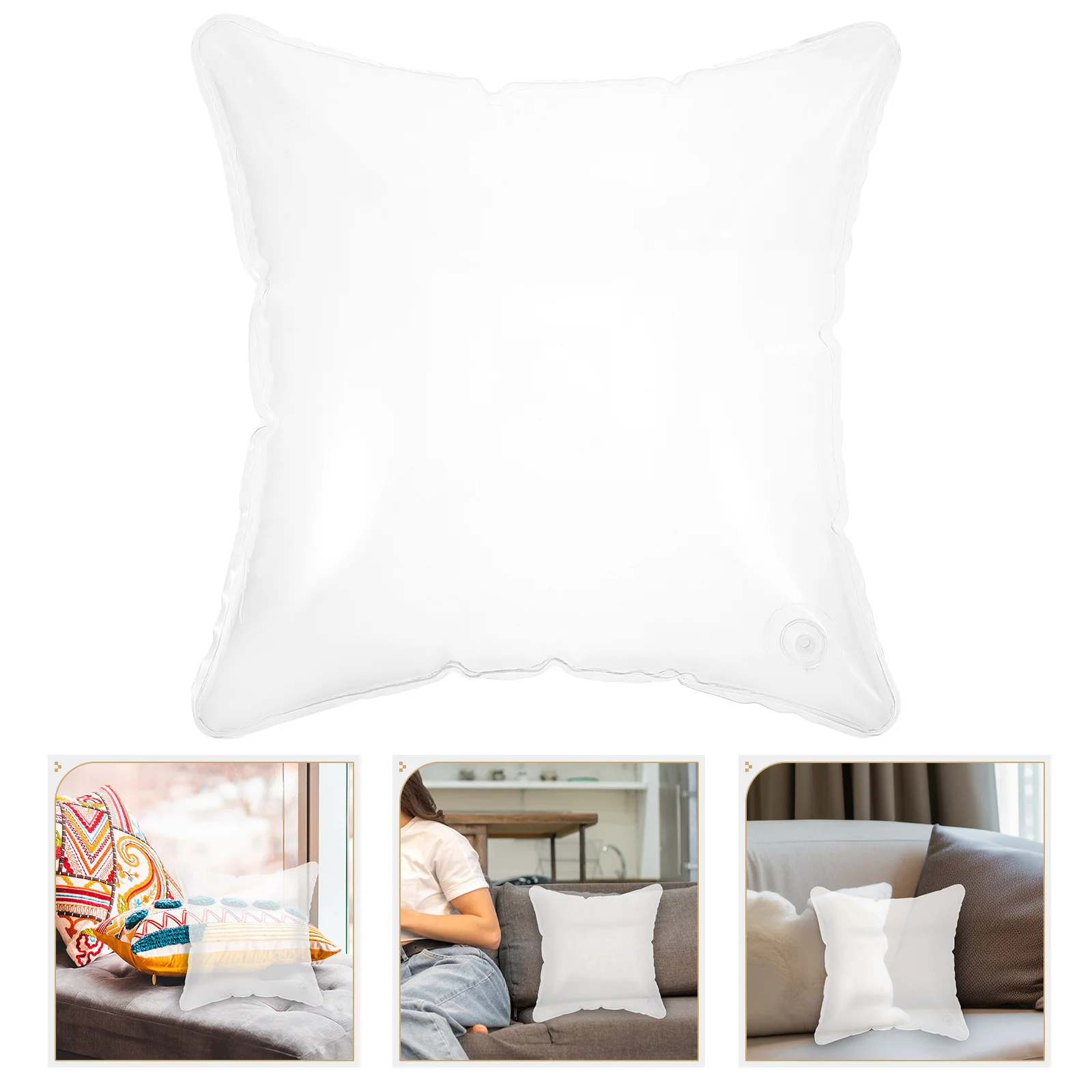 

Inflatable Pillow Inserts Throw Pillow Air Filling Pillow Core Camping Throw Pillow Insert Stuffer Bed Accessories Home Decor