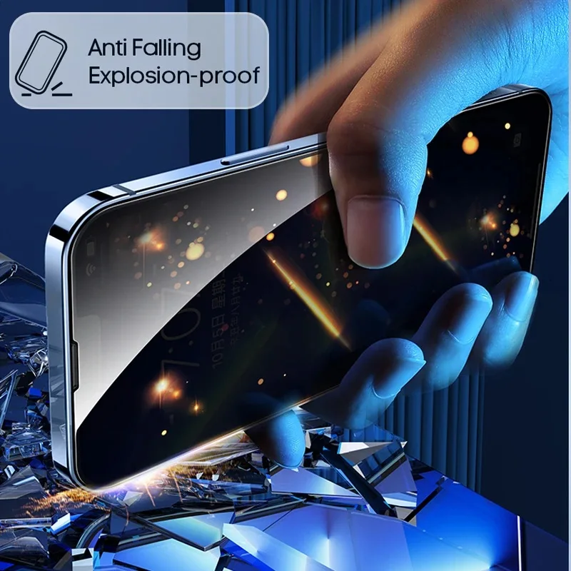 Premium Privacy Tempered Glass Screen Protector with Auto Install Kit - Anti-Spy Technology for Ultimate Screen Security