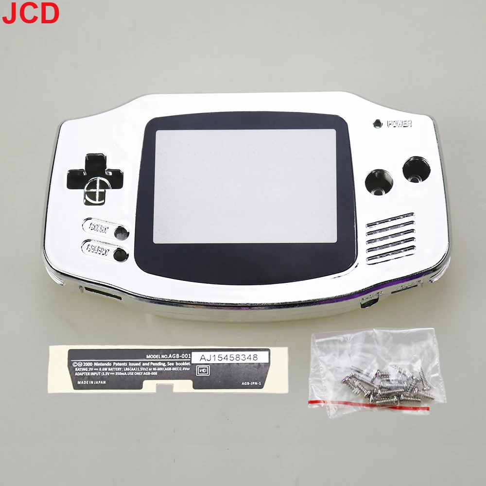 게임보이 GBA 어드밴스 게임 콘솔 하우징 쉘 세트, 버튼 스크린 렌즈 및 나사 액세서리 포함, GBA 쉘 케이스 커버, 신제품