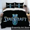 3D HD StarCraft Game Gamer PC Comforter Bedding Set,Duvet Cover Bed Set Quilt Cover Pillowcase,king Queen Size Bedding Set kids 1