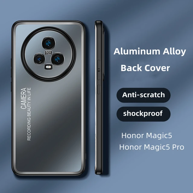 Funda de teléfono de lujo para Honor Magic 5 Pro, carcasa dura mate  ultrafina para Magic5 5Pro 5G, protección de cámara, parachoques a prueba  de golpes - AliExpress
