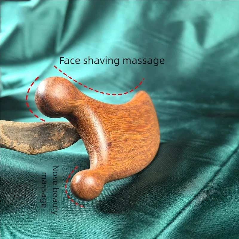 Nose Scraping Tool Wooden Face Massager Portable Scraping Face Slimming Lifting Tendons Shave Face Board Body Massage Tool
