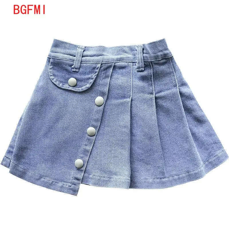 

Новинка, летняя мягкая джинсовая юбка для новорожденных, шорты, милое Спортивное платье для девочек, детские брюки с эластичным поясом, мини-юбка