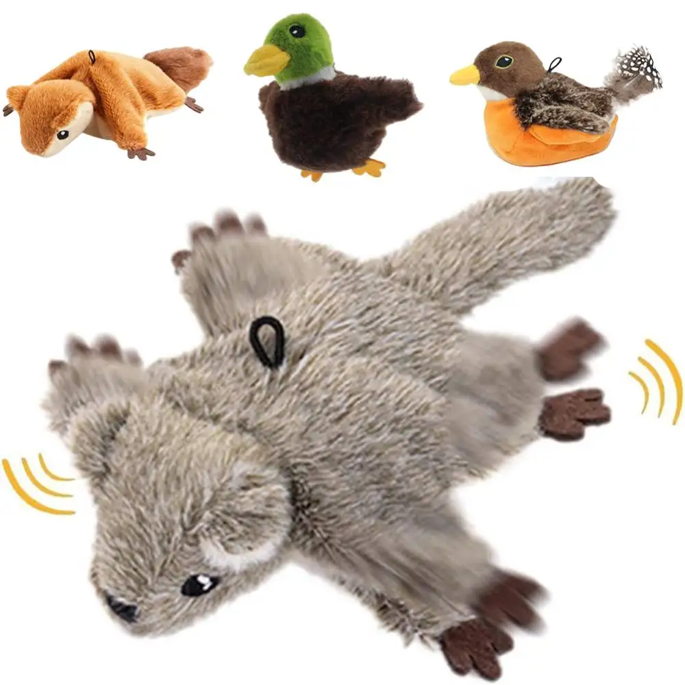 Flying Bird Cat Toy Interactive Cat Toys with Catnip Flapping Wings Sparrow Catnip Toy Beating Wings Toys Exercise