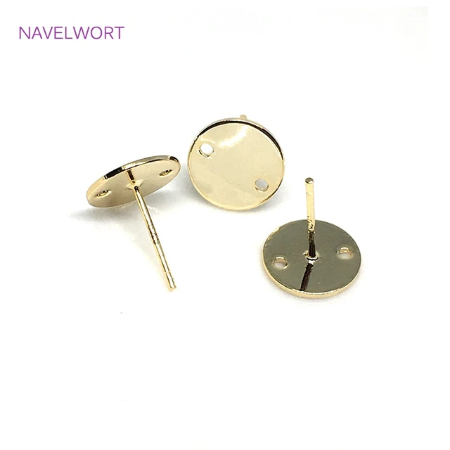 S925 sterling silver needle Stud Earrings Parts For Women Brass