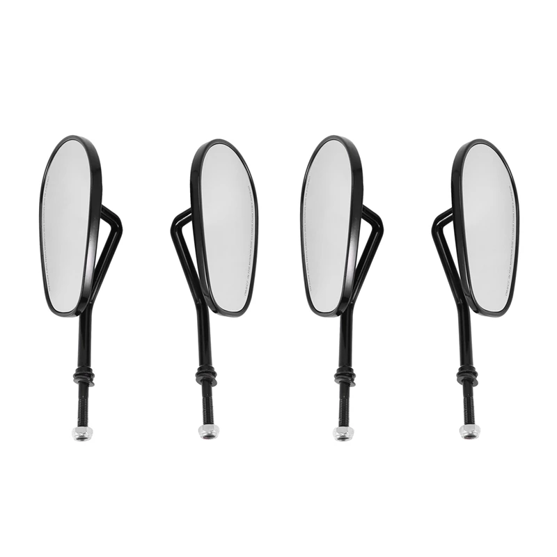 

2X Black Matte Motorcycle Side Mirrors For Davidson Xl 883 1200 Cruiser Touring