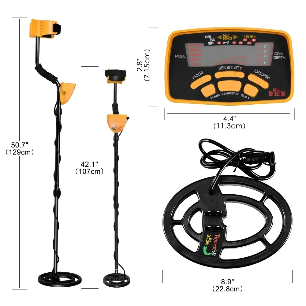 MD6250 Professional Metal Detector High Performance Underground Metal Detector Hunter Underwater Detect Jewelry Coins All