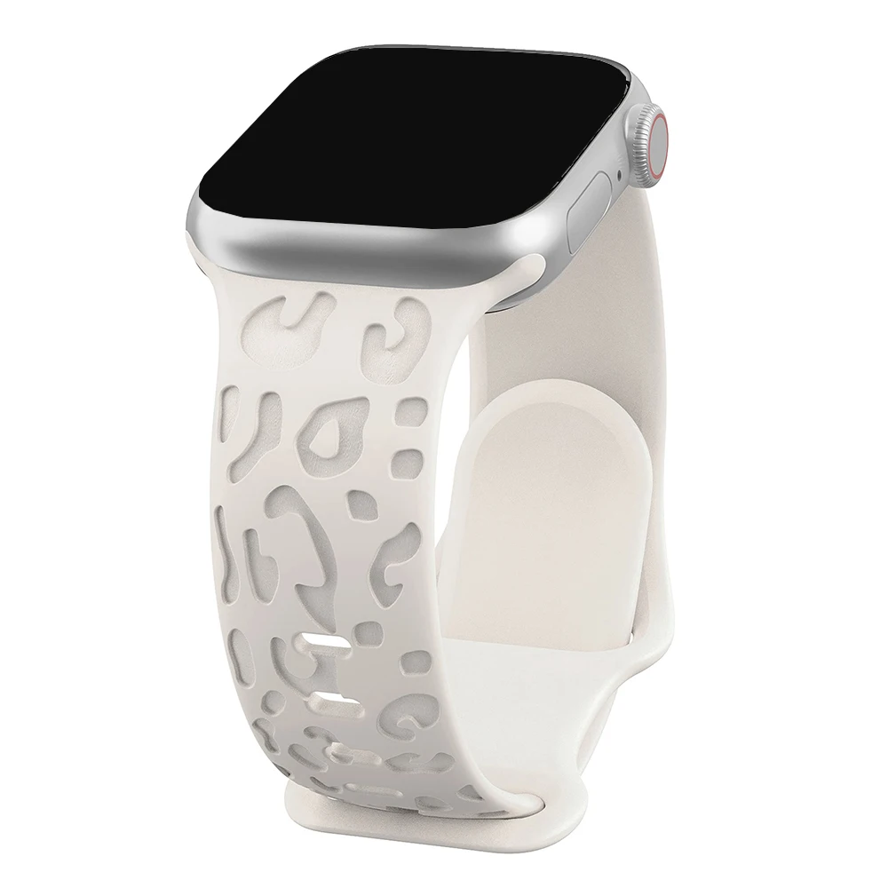 ตัวเลือกสินค้า สายนาฬิกา Apple Watch ยืดหยุ่น สลักลาย หลายขนาด