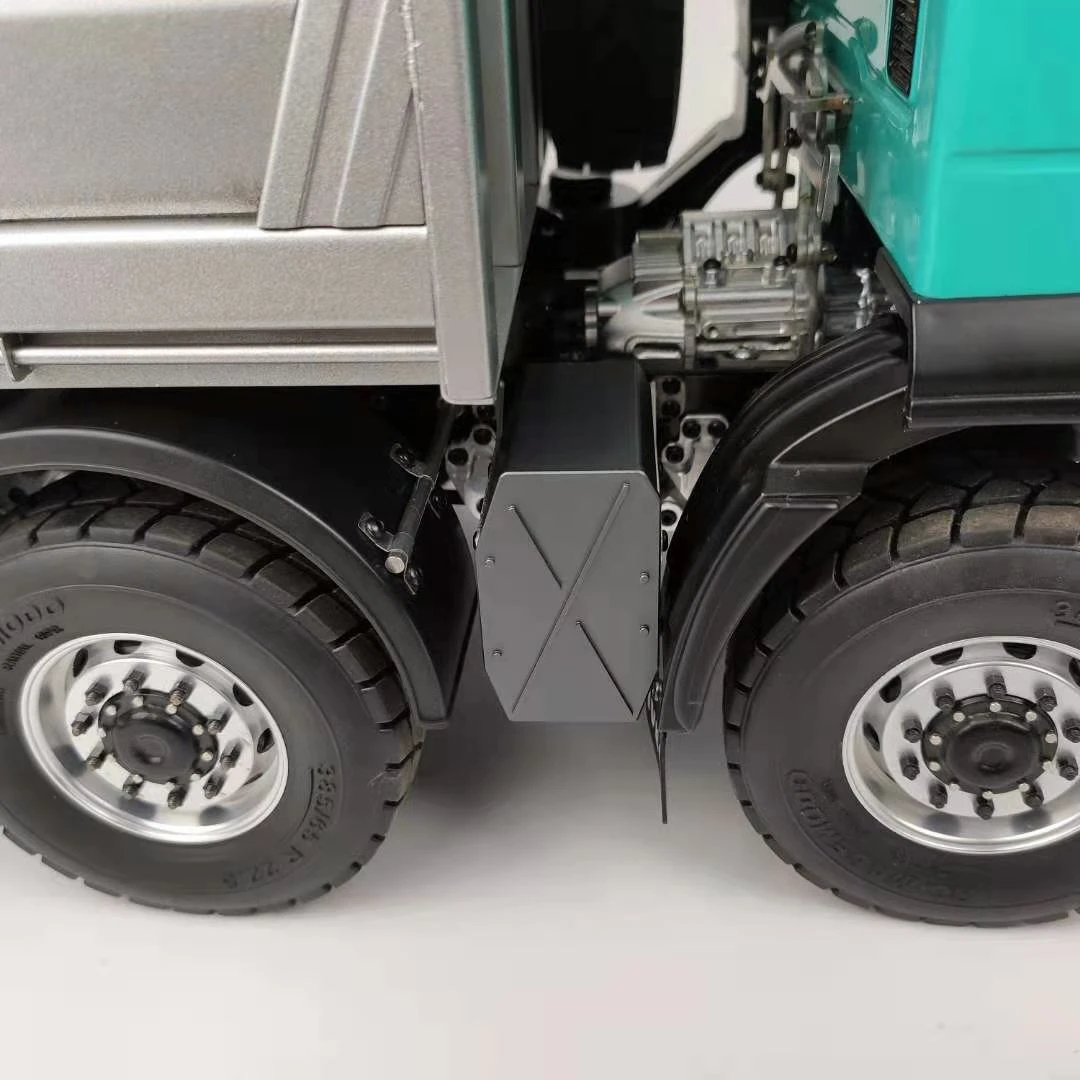 1/14 Metall-Auspufftank-Dekoration MD PQ-0001 für 1/14 RC Traktor-LKW, Muldenkipper-Modellspielzeug oder DIY-Modifikationsteile