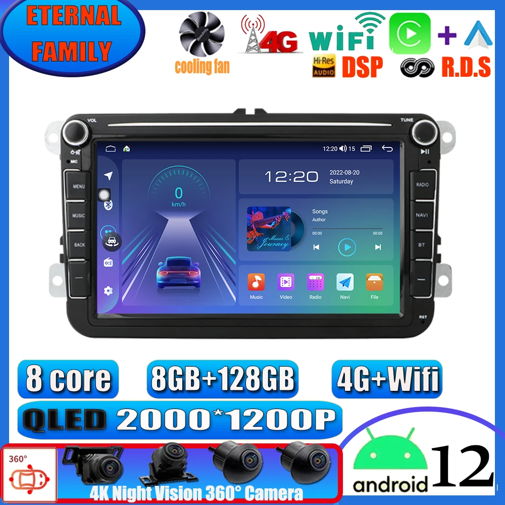 

2din Car Radio GPS For VW/Volkswagen/Golf 4 5/Polo/Tiguan/Passat/Leon/Skoda/Seat/Octavia Autoradio skoda octavia 2 Din