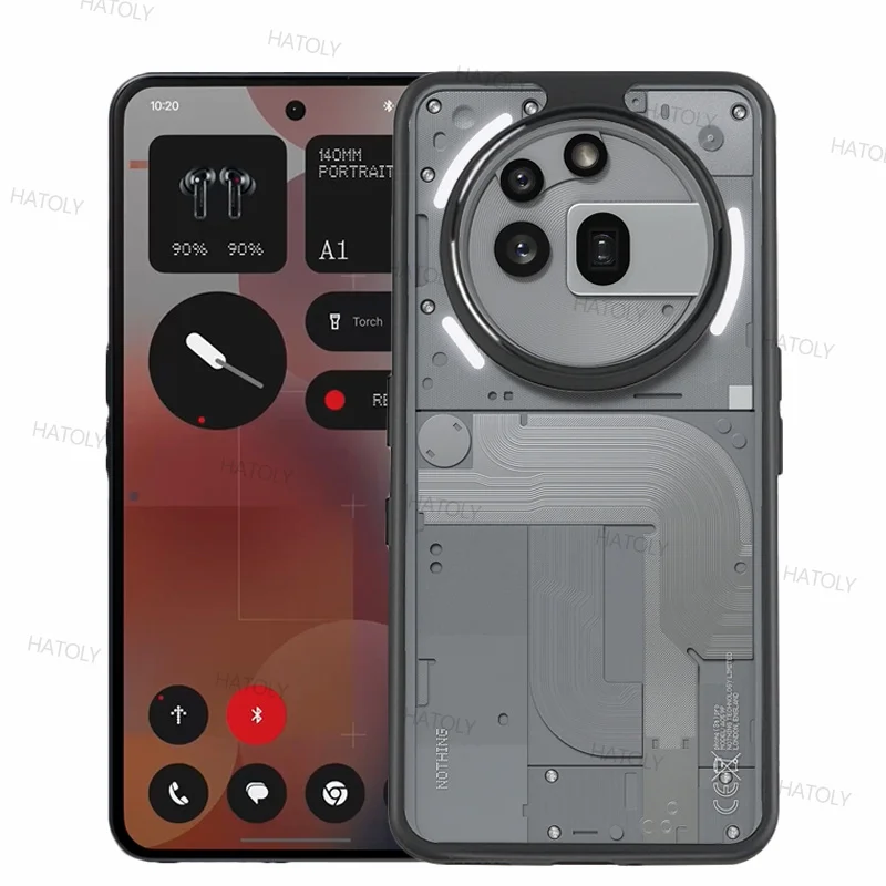 Enhanced Shockproof Clear Protective Case - Durable PC + TPU Design