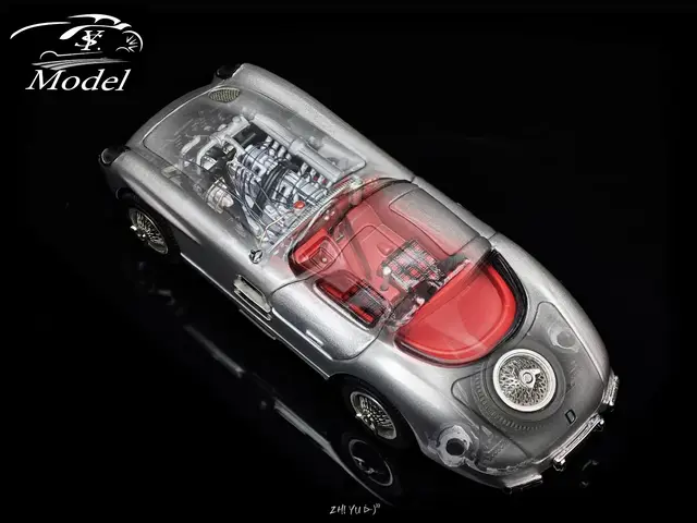 New Stock Ys 1:64 Mercedes Benz 300 Slr Wulonghaote First