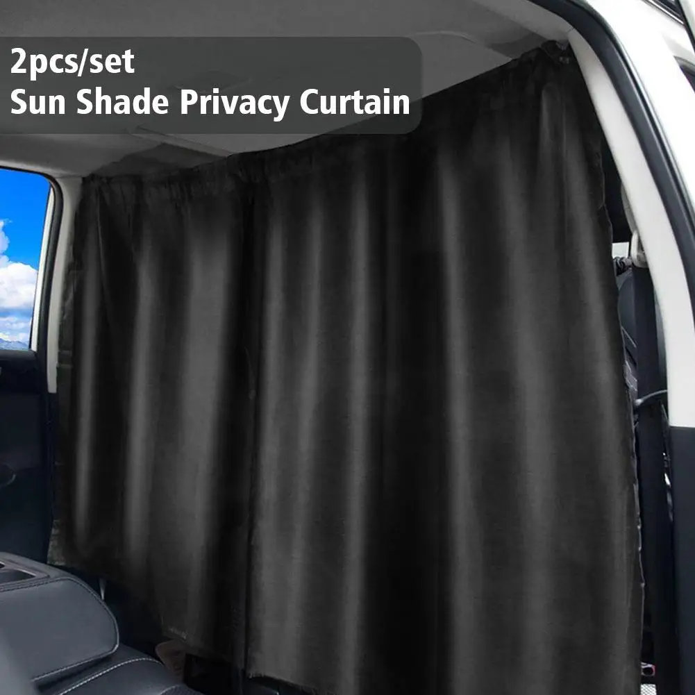 2pcs/set Shade Privacy Curtain Taxi Car Isolation Curtain Accessories Commercial Interior Car Curtain Partit J3y9