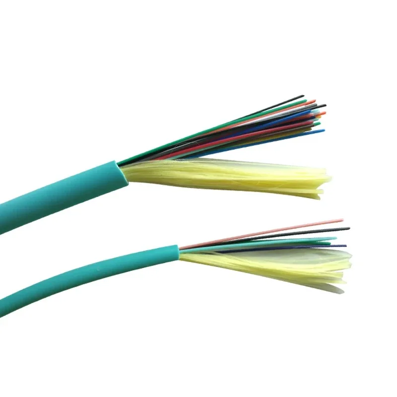 fiber optic cable OM3 OM4 bundle GJFJV 4/6/8/12/24/36/48 cores 100m multimode indoor MM 4 fibers wire ELINK 100Mtr