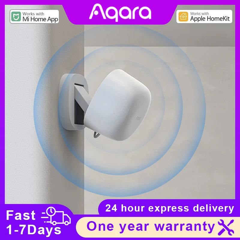 

Aqara FP1 Human Body Sensor Zigbee 3.0 High-Precision All-Round Intelligent Detection Factory Direct Sales Support Apple Homekit