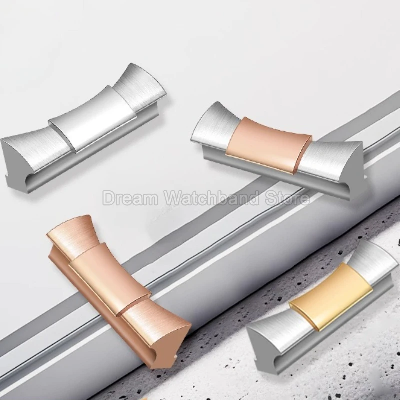 Exquisite Premium Stainless Steel Watchband End Link with Fine-Polished Finish
