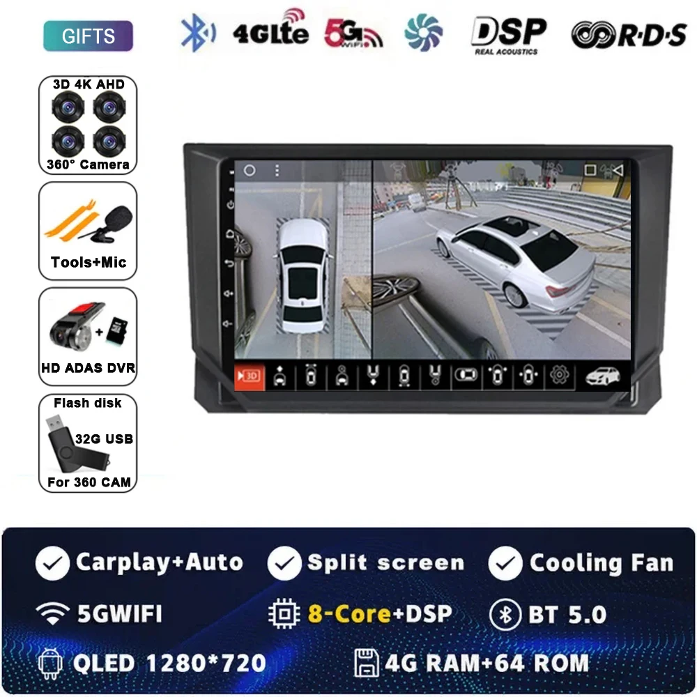 4G-64G 360 DVR