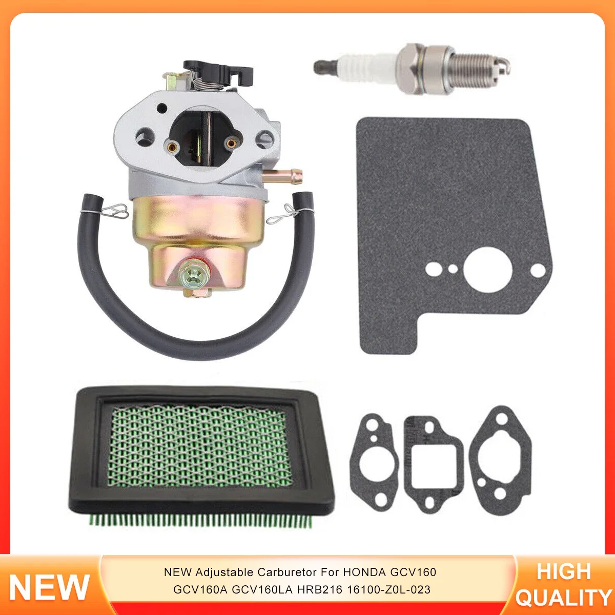 

Новый Регулируемый карбюратор для HONDA GCV160 GCV160A GCV160LA HRB216 16100-Z0L-023