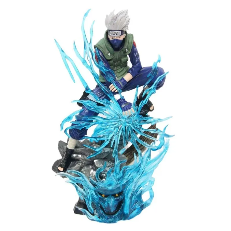 

27cm Naruto Gk Namikaze Minato Anime Figure Hatake Kakashi Figure Pvc Statue Model Ornament Collection Doll Birthday Gift