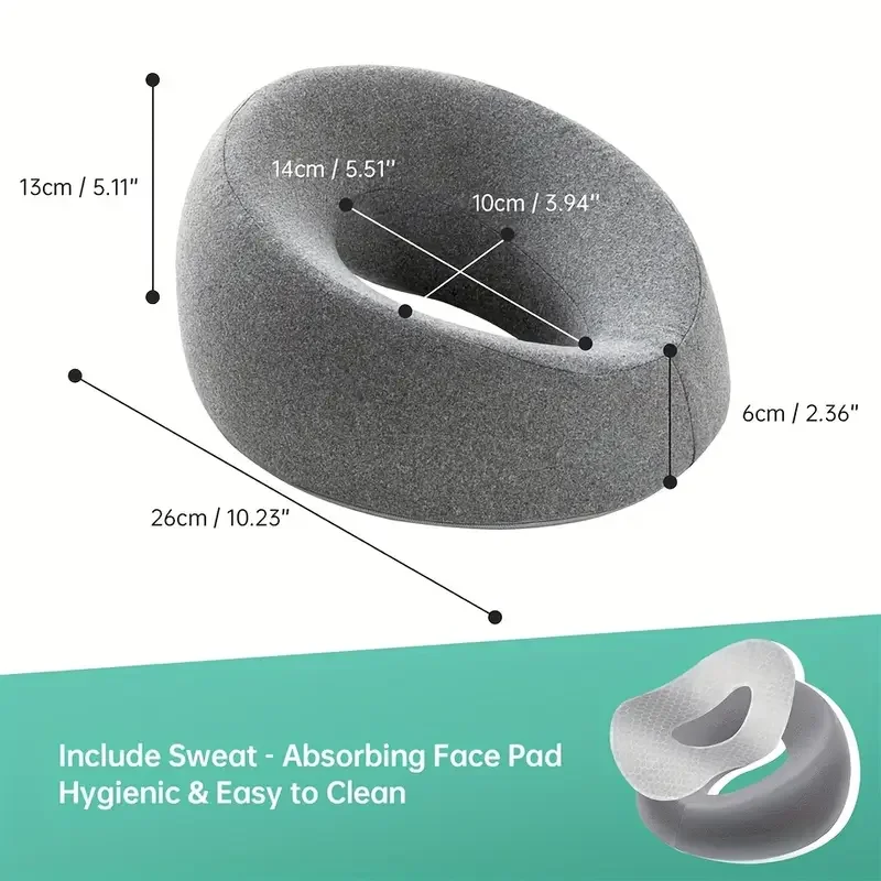 Face Down Pillows Massage Pillow For Bed Headrest Prone Down Sleeping,Ergonomic Beauty Sleeping Pillow