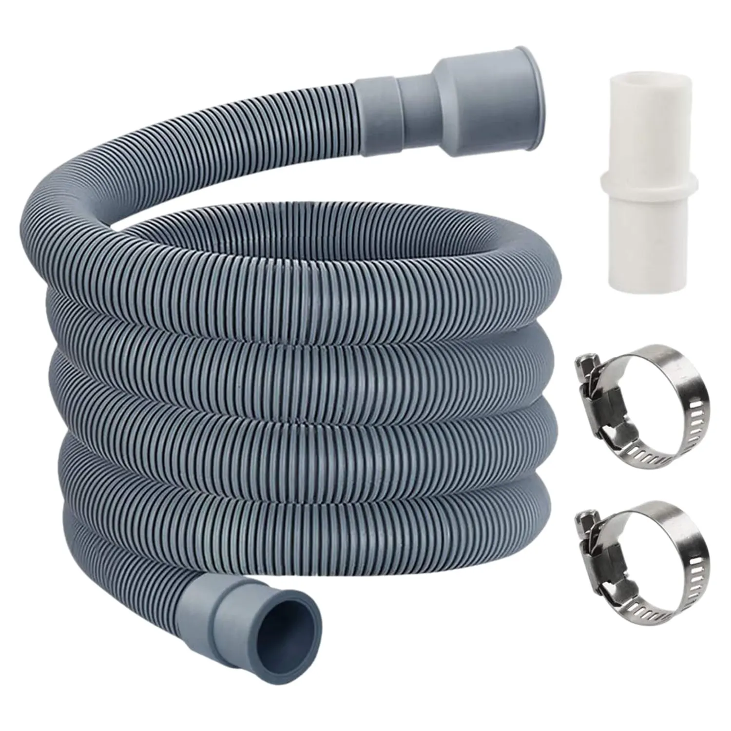 

Automatic Drum Washing Machine Drain Pipe Drain Hose Fittings, 3 Meter